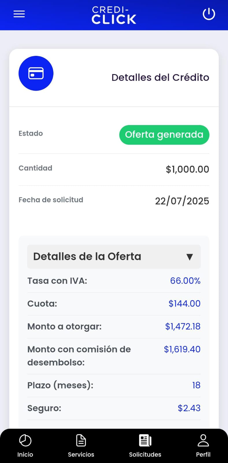 Vista previa app